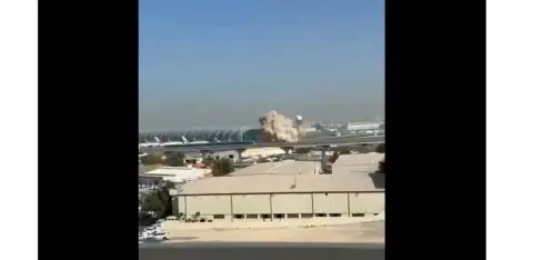 Експлозија на аеродромот во Дубаи