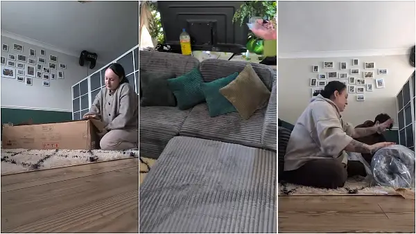 Купив голема софа од „Тему“ за 560 евра, погледнете ја кутијата во која пристигна: „Најдобрата одлука досега!“