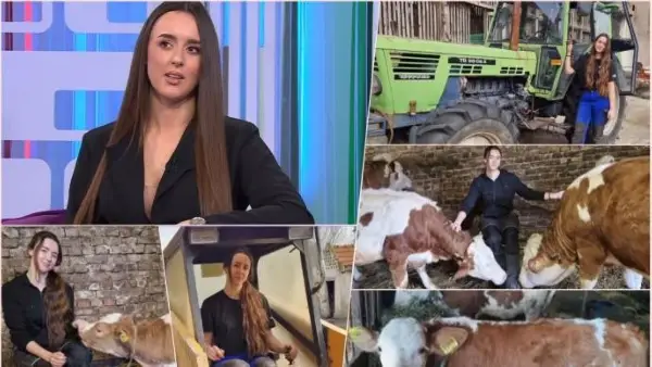 Анастасија на 16 години е глава на куќата, чиј ден почнува и завршува со шталата, поседува фарма со 30 крави ВИДЕО