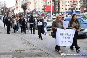 Осмомартовски марш во Гостивар: Еднаквост, правда, иднина без насилство врз жените!