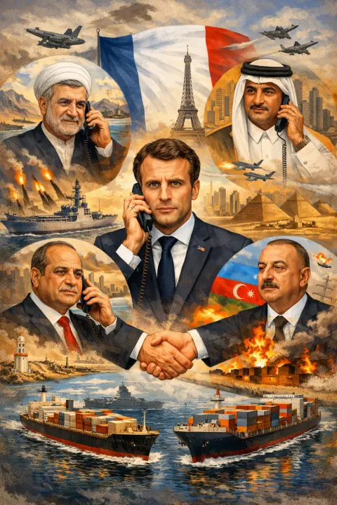 Макрон телефонски разговарал со иранскиот претседател Пезешкијан, побарал дипломатско решение, се договориле да останат во контакт