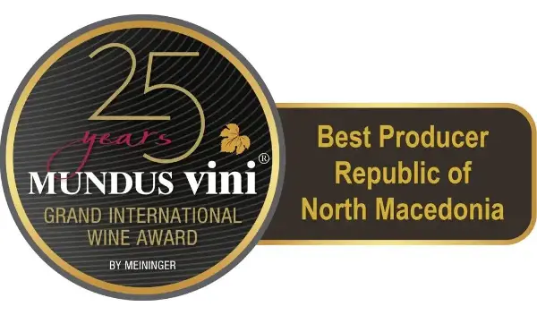 „Тиквеш“ најдобар македонски производител на вино на Mundus Vini