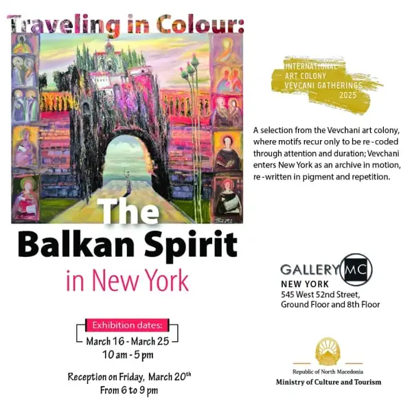 Изложба со дела од Меѓународната ликовна колонија „Вевчански видувања“ во Њујорк 