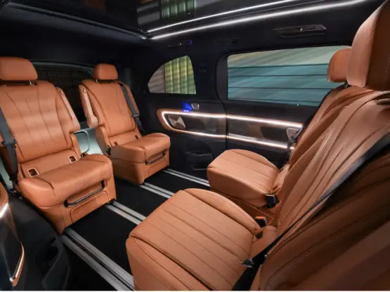 „Мерцедес“ претстави луксузно електрично комби чија цел се кинеските богаташи