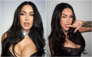 ФОТО | Меган Фокс се појави на забава по Оскарите и ја истакна фигурата во провокативен фустан