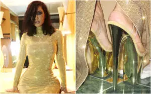 ВИДЕО | Ким Кардашијан за малку ќе завршеше на подот поради „стриптиз штиклите“ вредни 70 евра