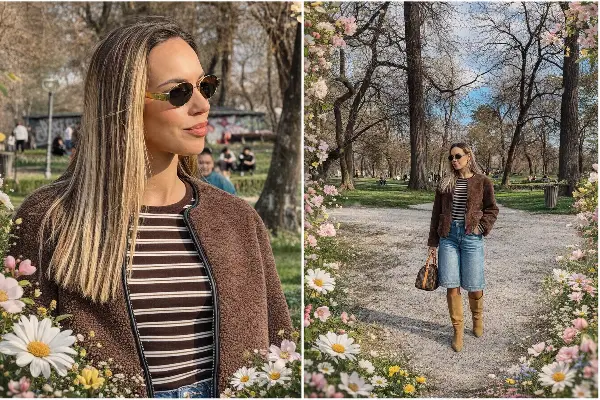 Со вкус и мера: Катарина Бабунски покажа како се носи пролет во Скопје