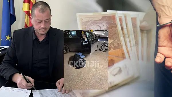 Детали од МВР: Директорот уапсен со 50.000 поткуп побарал дупло поголема сума, парите ги давала фирма-шпедитер, Анкиев бил фатен на дело