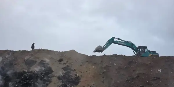 ЈКП Комуналец Прилеп: Ставен под контрола пожарот кај Алинци – Депонијата целосно изгасната