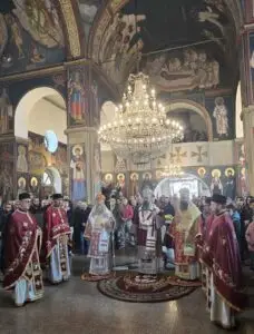 Света архиерејска литургија во Гостивар во чест на празникот Младенци