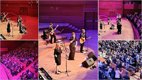 Заљубени парови танцуваа на сцена, публиката пееше во еден глас: Вечер за паметење со  Александра Радовиќ во Скопје