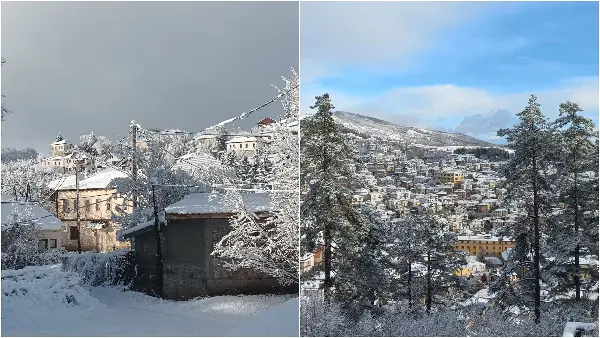 Зимска идила во пролет Македонија - Лазарополе и Крушево под снежна покривка! (ГАЛЕРИЈА)