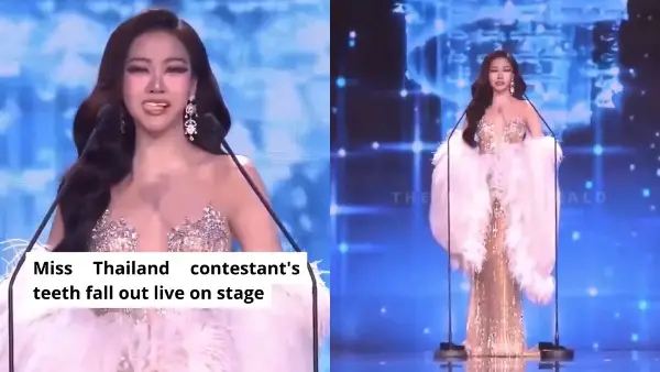 (Видео) Манекенка стана хит на интернет: ѝ испаднаа навлаки за заби на сцената