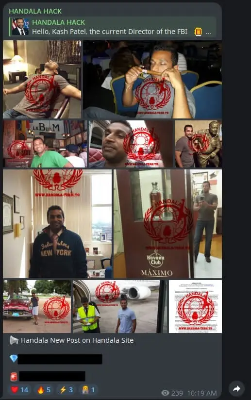 Ирански хакери упаднале во е-поштата на шефот на ФБИ, објавиле негови приватни фотографии