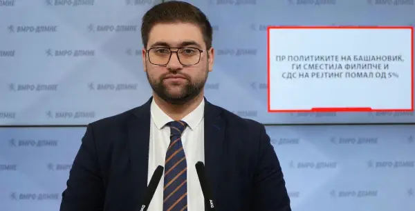 Манасиевски: ПР политиките на Башановиќ, ги сместија Филипче и СДС на рејтинг помал од 5%
