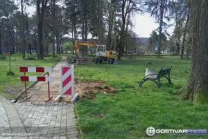 Градскиот парк во Гостивар ќе има нов изглед, почнаа работите за преуредување