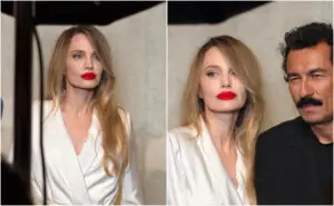 ВИДЕО | Анџелина Џоли во прегратка на познат француски дизајнер – позираа држејќи се за раце