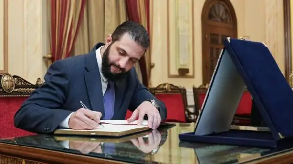 Привремениот претседател на Сирија Ахмед ал-Шара во посета на Германија