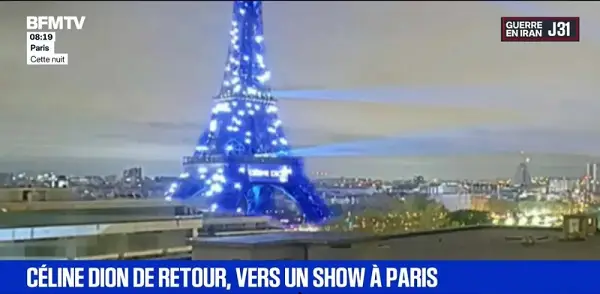 Селин Дион се враќа со стил – Ајфеловата кула осветлена во нејзина чест