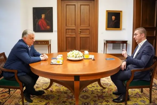 Мицкоски оствари средба со Орбан: Македонија продолжува напред со достоинство, со реформи и со поддршка од вистинските пријатели