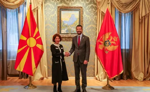 Црногорскиот претседател, Јаков Милатовиќ, во официјална посета на Македонија