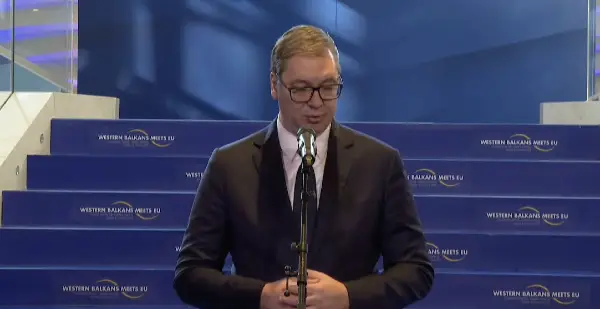 Одложена средбата меѓу Вучиќ и Тајани