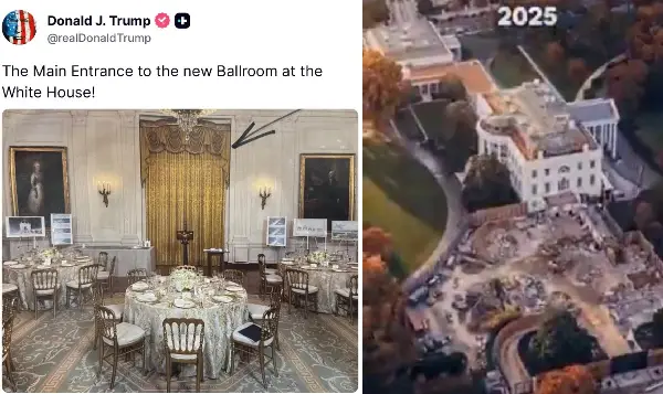 Судија ги запре работите на балската сала на Трамп во Белата куќа