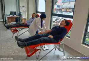 Акција за дарување крв во Општина Гостивар, градоначалникот Лимани еден од крводарителите