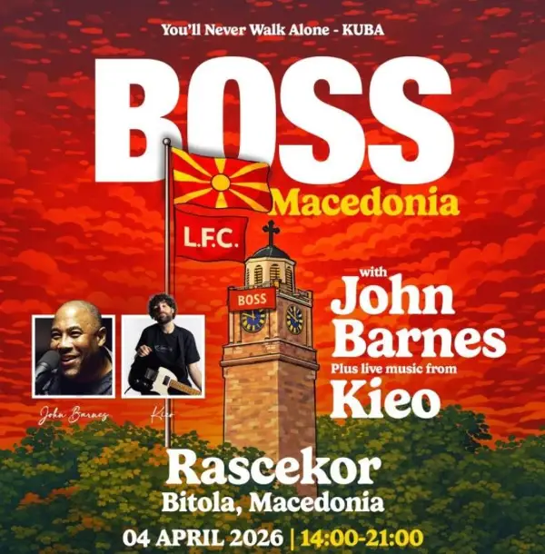 Легендата на Ливерпул Џон Барнс во Македонија