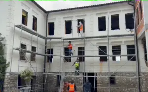 Завршна фаза на темелна реконструкција на конакот од 1883 во Лешочкиот манастир