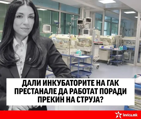 Левица: Дали инкубаторите на ГАК престанале да работат поради прекин на струја?