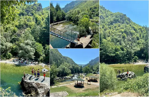 Скопјани на летните горештини се разладуваат на реката Треска: Женски магазин во посета на некогашното најпосетувано место за релаксација