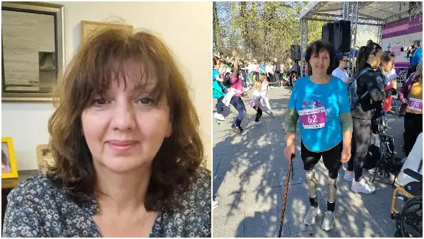 Со две ампутирани нозе, но со срце полно сила – Снежана ја помина целта со поддршка на хорот „Фрида“