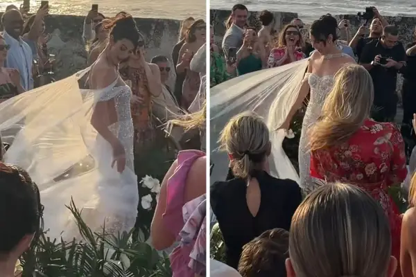Невеста стана вирален хит- никој не очекуваше дека така ќе пристигне до олтарот (ВИДЕО)