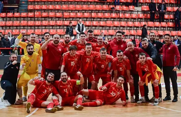 Втора победа за македонската футсал репрезентација