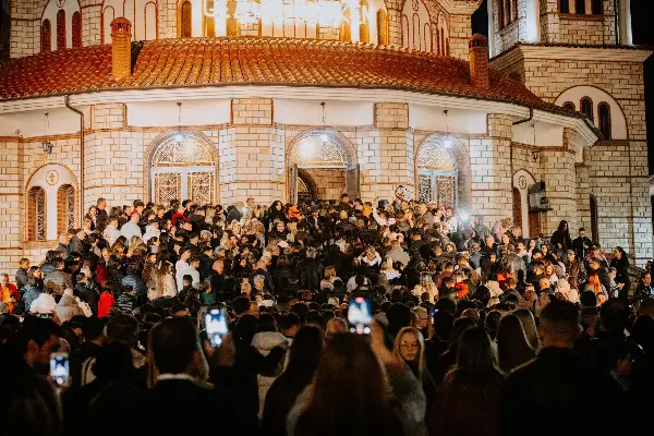 (ГАЛЕРИЈА) Рама објави фотографии од велигденска поворка во Корча