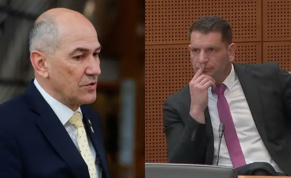 Јанез Јанша пред формирање влада во Словенија по изборот на Зоран Стевановиќ за спикер