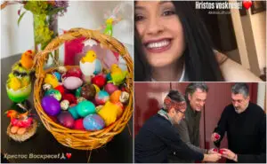 ФОТО | Традиција, семејство и многу црвени јајца – како македонските ѕвезди го прославија Велигден