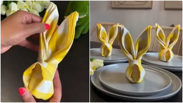 Декорација на која сите ќе завидуваат: Еве како да направите зајчиња од салфетки за семејните ручеци