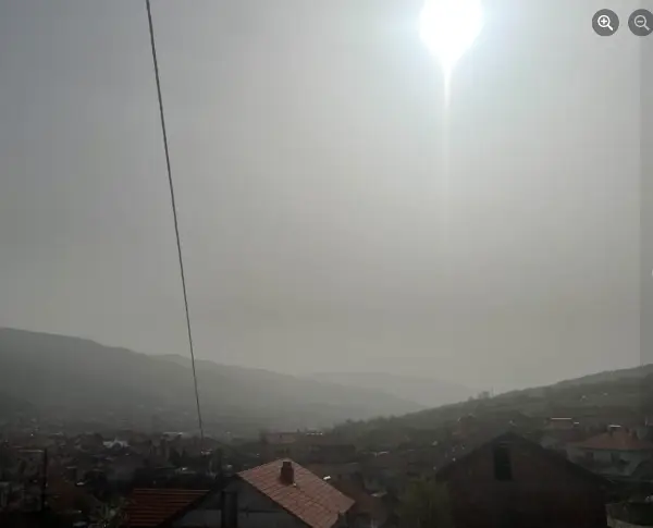 Облак од Сахарска прашина и песок се движи кон Македонија