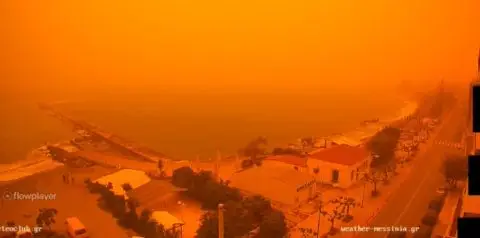 Африканска прашина повторно ја зафаќа Грција, зголемено загадување на воздухот