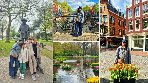 Кога празниците мирисаат на лалиња: Андријана Јаневска со семејството во градот на каналите и Музејот на Ван Гог