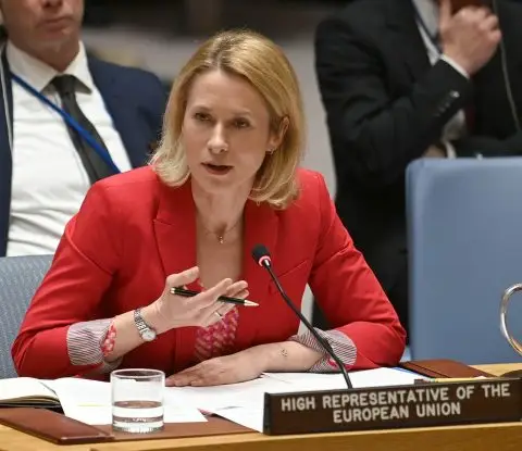 ПОТРЕБНА МОЖНОСТ ЗА ПРЕГОВОРИ: Калас го осуди распаѓањето на меѓународното право на Блискиот Исток и Украина