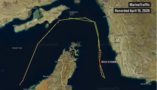 Санкционираниот од САД кинески танкер се врати во Заливот ден откако излезе од него