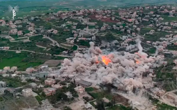 ВИДЕО | Израелската армија бомбардираше подземен борбен комплекс на Хезболах