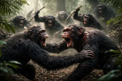 КРВАВ КОНФЛИКТ КАЈ МАЈМУНИТЕ: Војна која што се случува еднаш на 500 години!