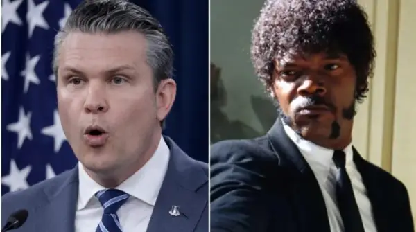 Нов скандал: Пит Хегсет во Пентагон цитирал лажен стих од Библијата. Го зел од филмот „Евтини приказни“