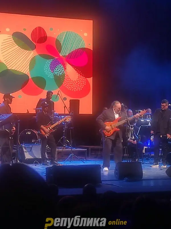 Атмосфера за паметење на концертот на Националниот џез оркестар и Ален Перез: Вистинско славење на музиката која ги прескокнува границите и ги обединува културите