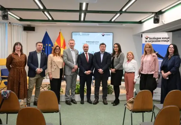 „Безбедни жици за загрозени птици“ ЕВН Македонија и Македонското еколошко друштво официјално го започна проектот за заштита на загрозени видови птици во земјава