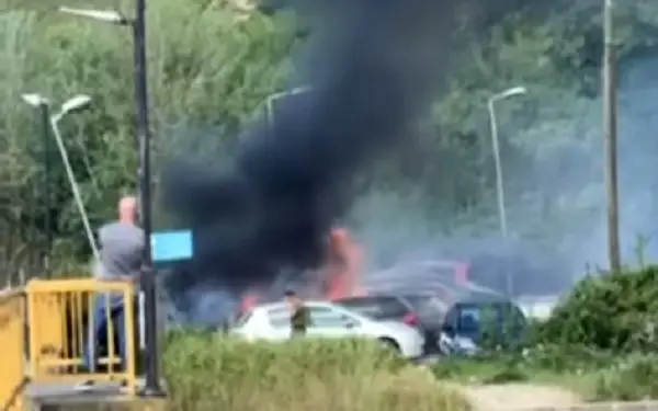 (ВИДЕО) Пожар под скопското Кале, Армијата и пожарникарите го изгаснале и спречиле понатамошно ширење